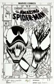 Mark Bagley and Randy Emberlin The Amazing Spider-Man #363 Cover Original Art (Marvel, 1992). From - | Heritage