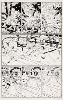 Dave Gibbons Watchmen #11 Ozymandias Page 12 Original Art (DC, 1987). Dead men tell no tales. Cold-blooded -