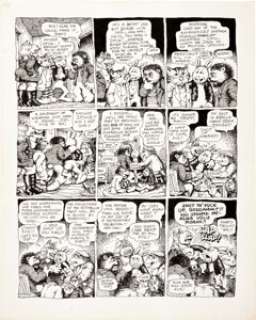 Robert Crumb Cavalier "Fritz the No Good" Page 10 Original Art (1968). Fritz the Cat meets - | Heritage