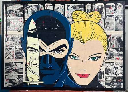 Gagliardo, Tiziano | Gagliardo, Tiziano - original artwork su pagine fumetto "Diabolik” (2023) | Catawiki