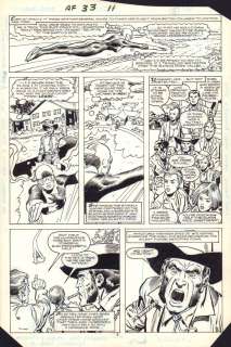 Gerry Talaoc, Sal Buscema - Alpha Flight #33 P.8 - Awesome X-Men Team Shot And Angry Wolverine Close-Up - 1986