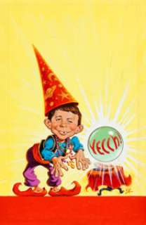 Jack Rickard A Mad Look at the Future Cover Original Art (Warner Books, 1978). Future Shlock! This crystal-clear -