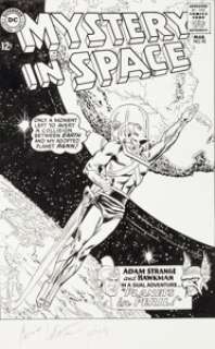 Carmine Infantino Mystery in Space #90 Adam Strange Cover Recreation Original Art (1994). Ask any longtime -