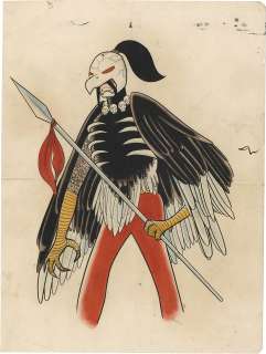 Shotaro Ishimori Hand-Drawn Color Illustration "Kamen Rider X" Genghis Khan Condor | Mandarake (Big Web)