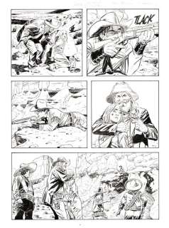 De Angelis, Roberto | De Angelis, Roberto - 2x Tavole Originali - Tex Willer #2 "La banda di Red Bill" - (2018) | Catawiki