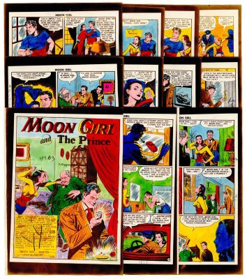 Moldoff-"Wanted for Murder" Moon Girl #3, Complete 11 pg Story Silver Print (1948) | Russ Cochran