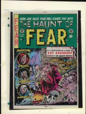 EC LIBRARY PRODUCTION MATERIAL -COVER COLOR KEY GUIDE-The Haunt of Fear No.18 | Russ Cochran