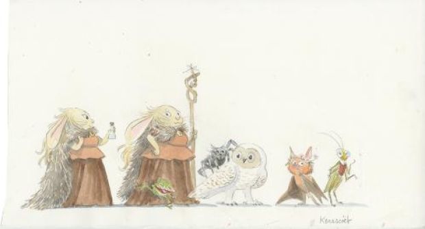 Kerascoët | Au Chant des Grenouilles, Illustration | Galerie 9ème Art