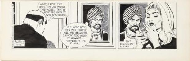 John Prentice | Rip Kirby, strip du 16 septembre 1975 | Galerie 9ème Art