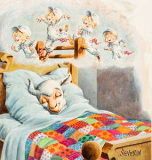 John Severin Cracked #90 Cover Original Art (Major Publications, 1970). Sylvester P. Smythe has never looked -