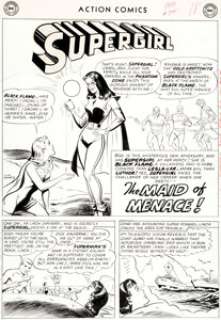 Jim Mooney Action Comics #304 Complete 13 Page Story "The Maid of Menace!" Original Art (DC, 1963). - | Heritage