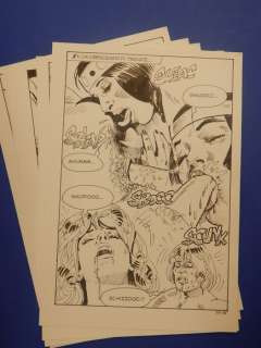 Bruno Marraffa | Macho n. 15 - Bruno Marraffa - 5x Tavole Originali erotiche "Nick dal palo freddo" - Page volante - Exemplaire unique - (1985) | Catawiki