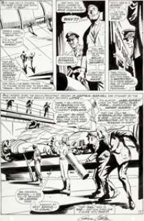 Gene Colan and Paul Reinman Marvel Super-Heroes #13 First Carol Danvers Appearance Page 12 Original Art -