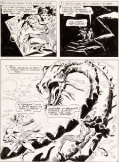 Joe Kubert Brave and the Bold #17 Story Page 8 Viking Prince Original Art (DC, 1958). "The Lady of - | Heritage