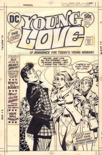 Dick Giordano, Rick Estrada - young love #122 cover - ‘there‘s no such thing as love! ‘ - 1976