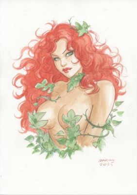 Enrico Marini | Illustration, Poision ivy | Galerie 9ème Art