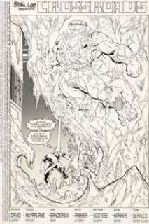 Todd McFarlane and Jim Sanders III Incredible Hulk #337 Splash Page 2 Original Art (Marvel, 1987). From -