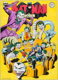 Dick Sprang Batman #73 Cover Recreation Original Art (DC/Gotham Graphics, c. 1996). Originally intended as -