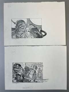 Gimenez, Juan | Gimenez, Juan - 2x Dessin original - Science-Fiction | Catawiki