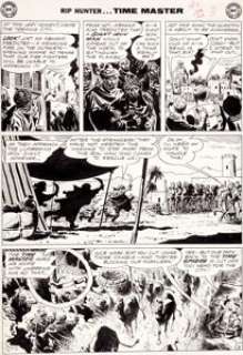 Alex Toth Rip Hunter... Time Master #6 "Secret of the Ancient Seer" Page 3 Original Art (DC, -