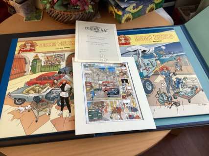 Henk Kuijpers - Franka 16 & 17 - Mega editie II: Succes Verzekerd / Eigen Risico + Originele pagina (p.1) - Cartonné - EO - (2001)