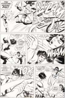 Bob Brown and Mike Esposito Avengers #114 Page 6 Original Art (Marvel, 1973). Scarlet Witch and Mantis -