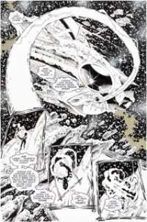 Howard Porter, Robert Jones, and Mark Stegbauer The Ray #8 Partial Story Black Canary and Lobo Original Art Group ... (Total: 14 Original Art)