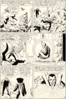 Steve Ditko and George Roussos (as Geo. Bell) Strange Tales #125 Story Page 7 Doctor Strange Original Art (Marvel,... | Heritage