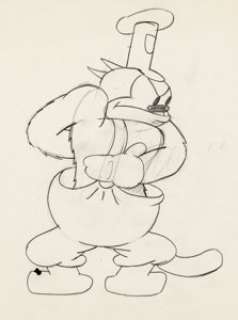 Steamboat Willie Peg-Leg Pete Animation Drawing (Walt Disney, 1928). This historic short premiered on November - | Heritage