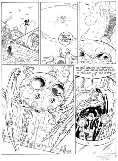 Planche originale 27 des Arcanes du Midi-Minuit tome 10 par Cyril TRICHET