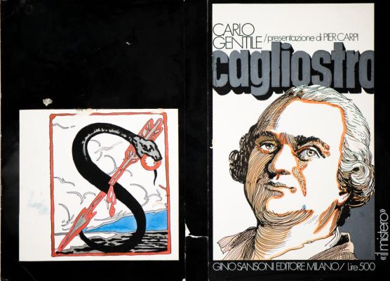 AA. VV. - Comic book cover for the book ‘Cagliostro’ by Carlo Gentile | Capitolium Art