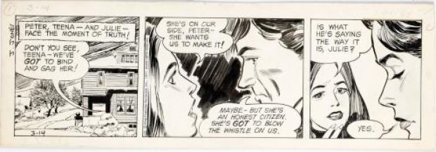 Stan Drake | The Heart of Juliet Jones, strip du 14 Mars 1977 | Galerie 9ème Art