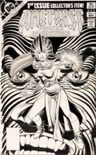 Ernie Colón Amethyst, Princess of Gemworld #1 Cover Original Art (DC, 1983). A bold and striking -