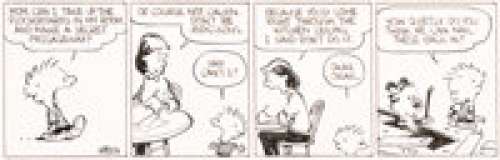 Bill Watterson Calvin and Hobbes Daily Comic Strip Original Art dated 1-21-86 (Universal Press Syndicate, 1986).... | Heritage