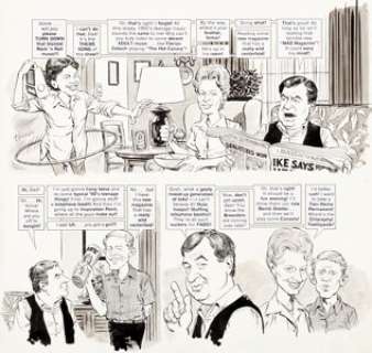 Angelo Torres Mad #187 Complete 6-page Story "Crappy Days" Original Art (EC, 1976). The Fonz and -