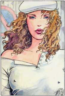 Milo Manara Dame aux yeux bleus Illustration (1995).... | Heritage