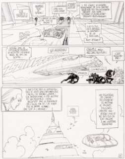 Moebius L’Incal Noir Planche 25 (Humanoïdes Associés, 1991).... | Heritage