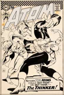 Gil Kane The Atom #29 Cover Original Art (DC, 1967).... | Heritage