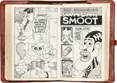 Skip Williamson - Complete Leather-Bound Sketchbook Original Art (c. 1970s).... | Heritage