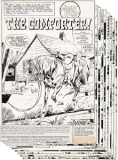  - Dick Ayers and Tony DeZuniga Jonah Hex #51 Complete 17-Page Story "The Comforter" Original Art (DC, 1981).... (Total: 17 Original Art)
