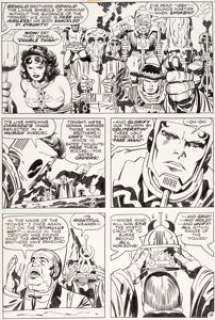 Jack Kirby and Mike Royer Forever People #8 Story Page 19 Original Art (DC, 1972).... | Heritage