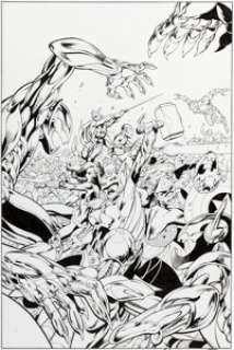  - Alan Davis and Mark Farmer Uncanny Avengers: Ultron Forever #1 Cover Original Art (Marvel, 2015)....