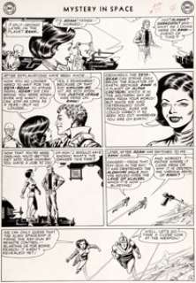  - Carmine Infantino and Murphy Anderson Mystery In Space #77 Story Page 4 Adam Strange Original Art (DC, 1962)....