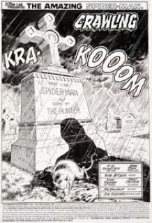 Mike Zeck and Bob McLeod Amazing Spider-Man #293 Splash Page 1 Original Art (Marvel, 1987). The splash - | Heritage