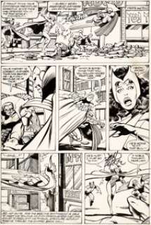  - John Byrne and Dan Green Avengers #191 Story Page 2 Scarlet Witch Original Art (Marvel, 1980)....