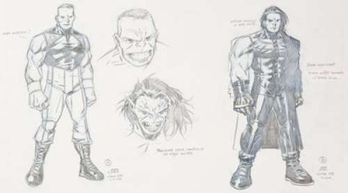 - Jim Cheung Young Avengers Hulkling Character Concept Original Art (Marvel, 2004)....