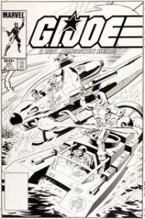 Mike Zeck and John Beatty G.I. Joe, A Real American Hero #25 Cover Original Art (Marvel, 1984)....