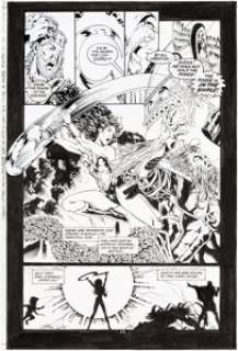 Matthew Clark and Tom Simmons Wonder Woman #150 Story Page 25 Original Art (DC, 1999)....