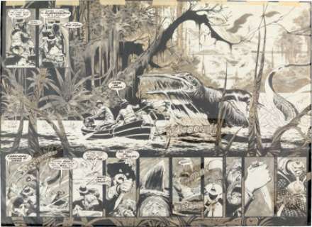 Alex Nino Creepy #94 Double Page Spread 7-8 Original Art (Warren, 1978). What would it be like to go into -
