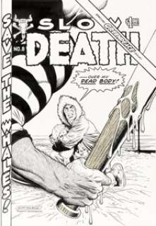 William Stout - Slow Death #8 Greenpeace Cover Original Art (Last Gasp Publ., 1977).